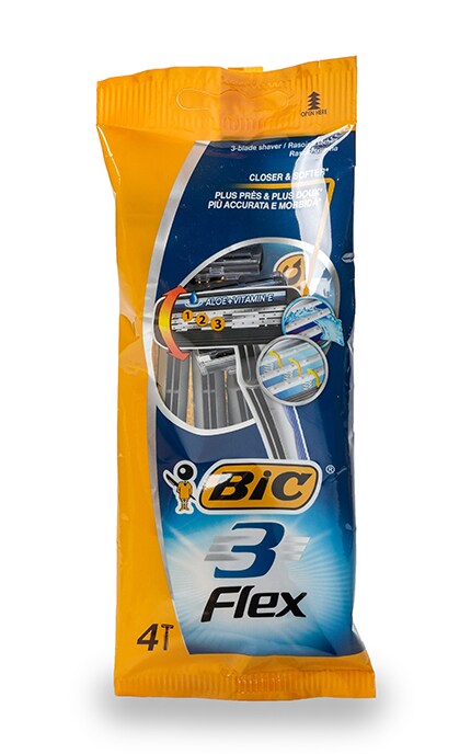 BIC-Набор бритв Bic Flex 3, 4 шт.-3086123242524