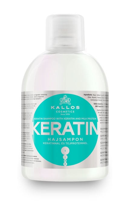 KALLOS-Шампунь для волос Kallos Cosmetics с кератином и экстрактом молочного протеина-5998889508432