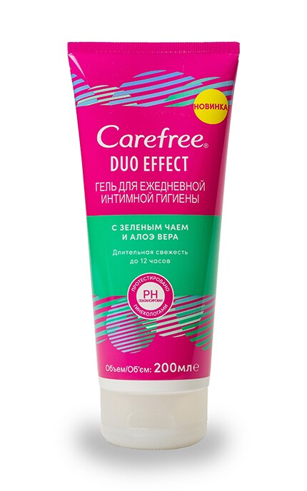 CAREFREE-Гель для интимной гигиены Carefree Зеленый чай и алоэ вера-3574661504186