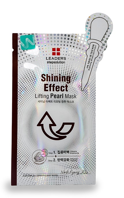 LEADERS-Маска для лица Leaders Shining effekt Lifting pearl Сияющий эффект-8809242191208