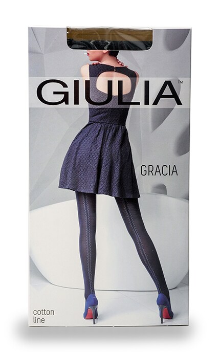 GIULIA FASHION-Колготи жіночи Giulia Fashion Gracia розмір 150 (2), колір nero 2-4820040949048