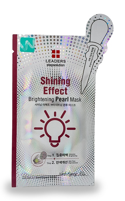Маска для лица Leaders Shining effect Brightening pearl 1 шт