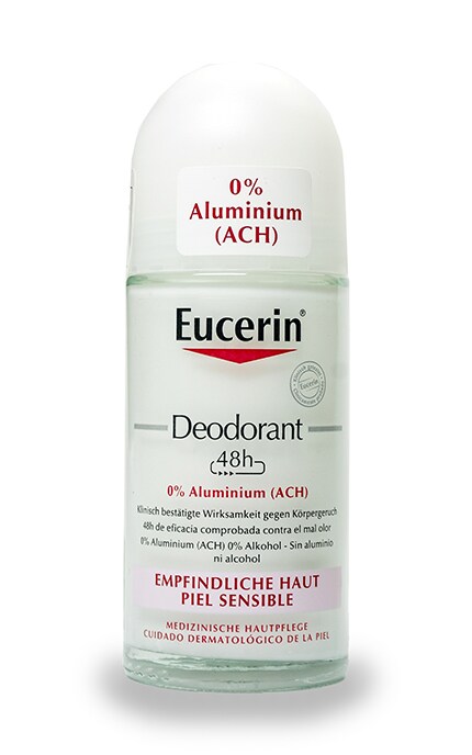 EUCERIN-Кульковий дезодорант Eucerin Deodorant без алюмінію 48 годин захисту для чутливої шкіри-4005800160974