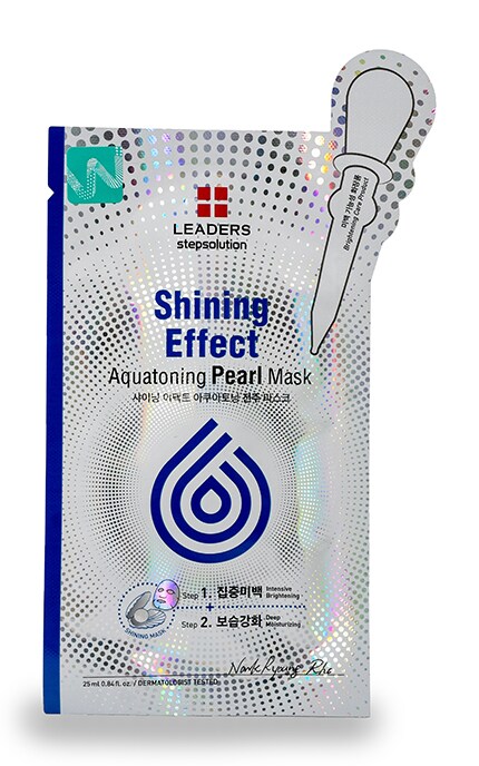 Маска для лица Leaders Shining effect Aquatoning pearl 1 шт