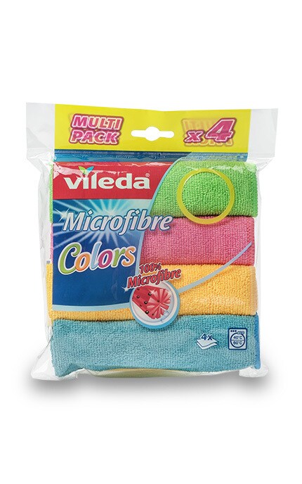 Салфетки из микрофибры Vileda Colors