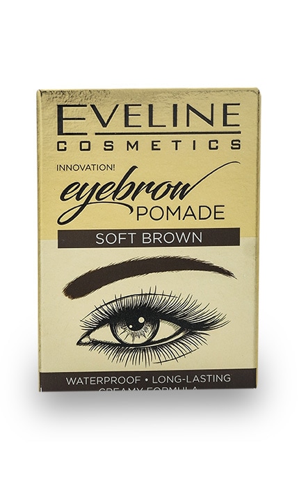 EVELINE-Помада для брів Eveline Cosmetics, Soft Brown-5901761984644