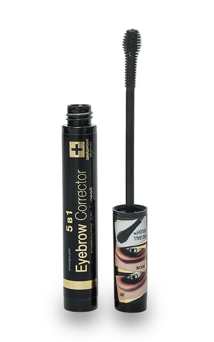 EVELINE-Корректор для бровей Eveline Cosmetics 5 в 1, темно-коричневый-5901761991734