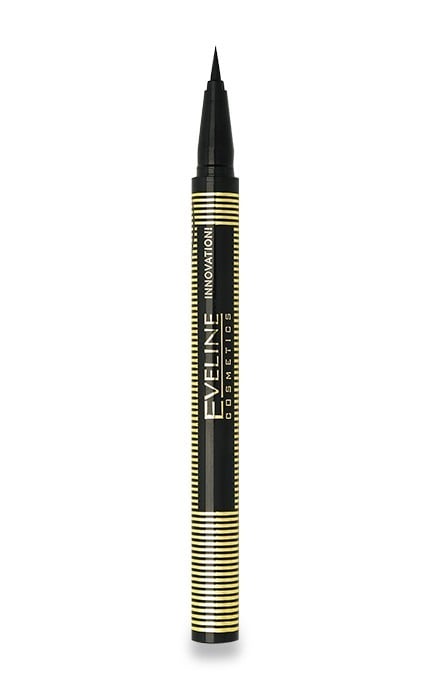 Подводка для глаз Eveline Cosmetics Precise Eye Liner Brush с кисточкой из натурального ворса 4 мл