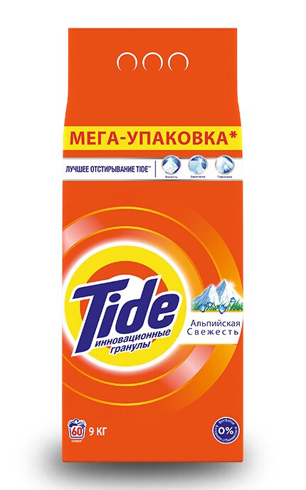 TIDE-Пральний порошок Tide Альпійська свіжість 9 кг Автомат-5413149838017