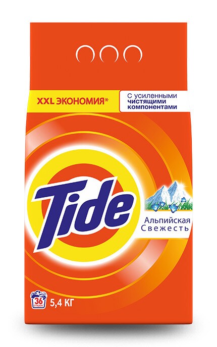 Стиральный порошок Tide Альпийская свежесть 5,4 кг Автомат