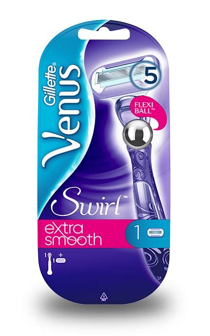 GILLETTE VENUS-Бритва Venus Swirl с одной сменной кассетой-7702018400935