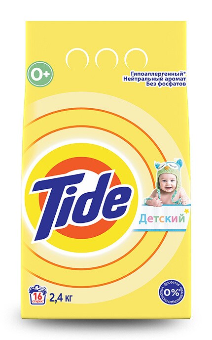 TIDE-Стиральный порошок Tide Детский 2,4 кг Автомат-4015600800369