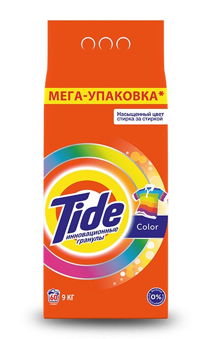 TIDE-Пральний порошок Tide Color 9 кг Автомат-5410076454693