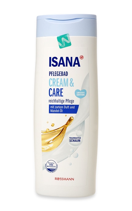 Крем-пена для ванны Isana Cream&Care Rossmann 750 мл