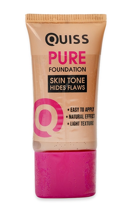 Тональный крем для лица Quiss Pure Foundation 01 Porcelain 30 мл