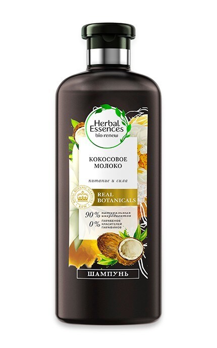 HERBAL ESSENCES-Шампунь Herbal Essences Кокосовое молоко 400 мл-8001841288055