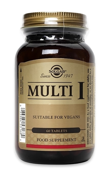SOLGAR VITAMIN-Вітамінно-мінеральний комплекс Solgar Мульти-I таблетки 60 шт-2312650000000