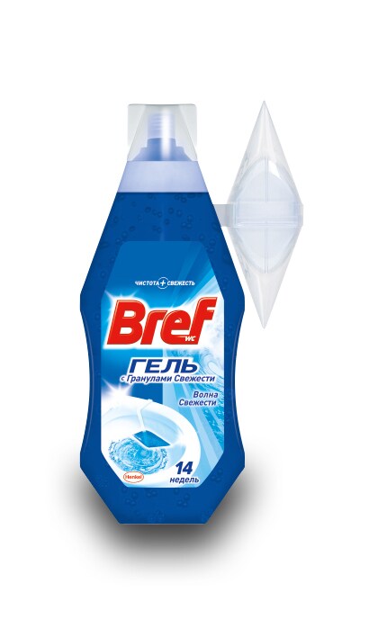 Освежитель для туалета Bref Гель Волна свежести
