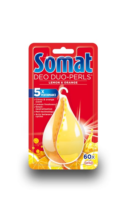 SOMAT-Ароматизатор Somat Deo Duo-Pearls Lemon & Orange для посудомоечной машини-9000101000436