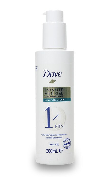 DOVE-Кондиционер-гель для волос Dove 1 Minute Milk Gel Conditioner Невесомый объем-8717163881026