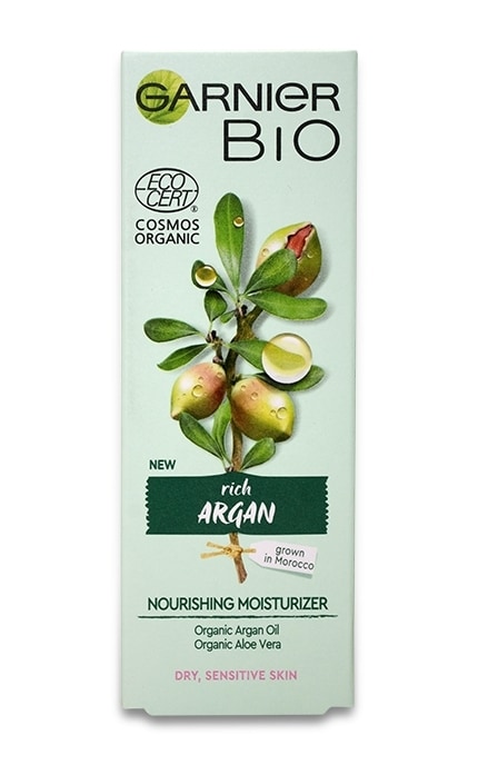 GARNIER SKIN NATURAL-Живильний крем Garnier Bio для сухої та чутливої шкіри обличчя з екстрактом аргани-3600542264174