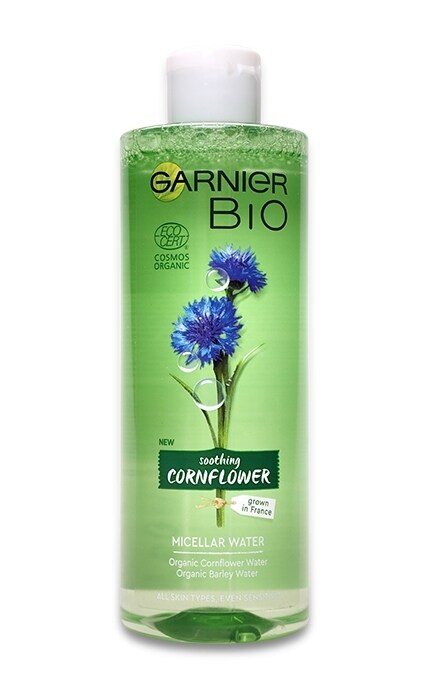 GARNIER SKIN NATURAL-Мицеллярная вода для очистки кожи лица Garnier Bio с экстрактом василька-3600542264259