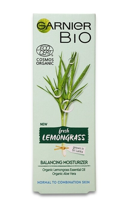 SKIN NATURAL-Зволожуючий крем Garnier Bio для нормальної та комбінованої шкіри обличчя з екстрактом лемонграсу -3600542264167