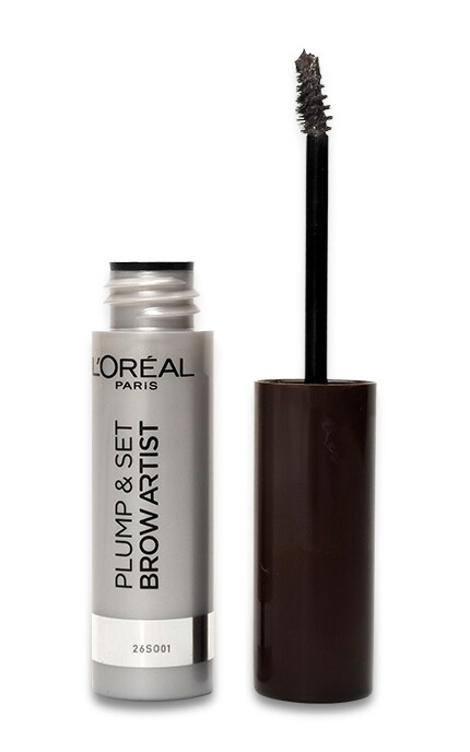 Тушь для бровей L'Oreal Paris Plump & Set Brow Artist оттенок темно-коричневый 1 шт