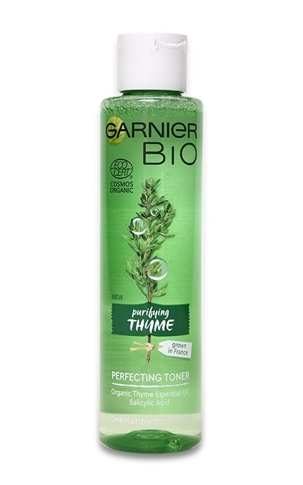 SKIN NATURAL-Тонік Garnier Bio для комбінованої та жирної шкіри обличчя з екстрактом чебрецю -3600542264235
