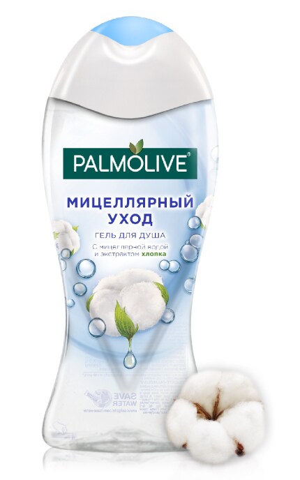 PALMOLIVE-Гель для душу Palmolive Міцелярний Догляд з міцелярною водою та екстрактом бавовни-8693495054102