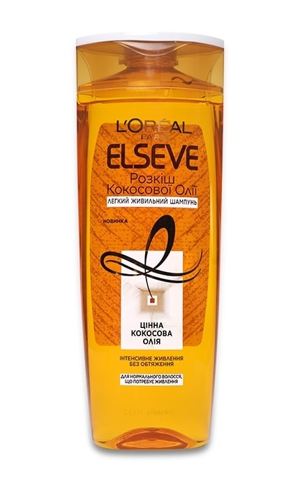 LOREAL PARIS ELSEVE-Шампунь для волос L'Oreal Paris Elseve Роскошь кокосового масла-3600523713141