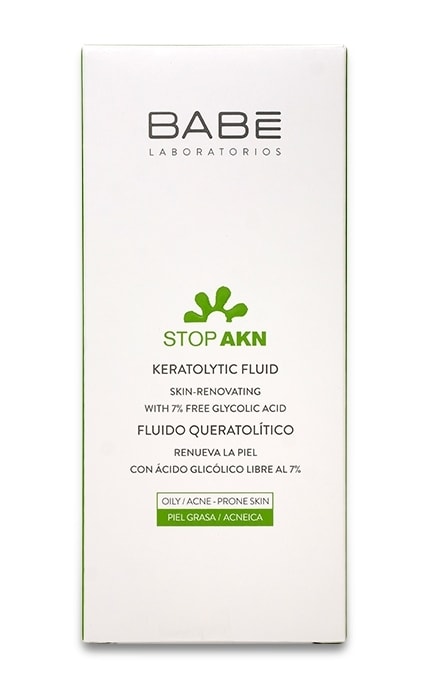 BABE-Кератолитический флюид Babe Laboratorios Stop Akn с гликолевой кислотой для проблемной кожи-8437014389289