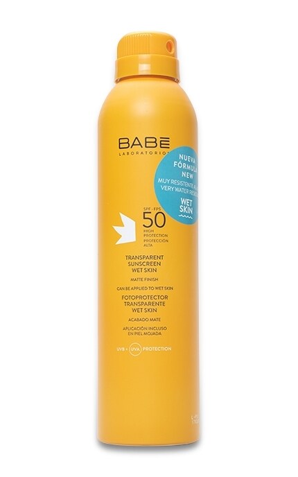BABE-Солнцезащитный спрей Babe Laboratorios водостойкий SPF 50+ -8437011329943