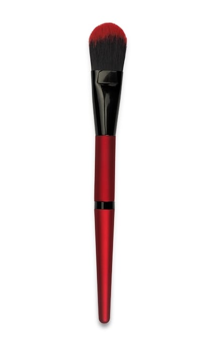 MIINE-Кисть для тональной основы Mine красная-4894532841776