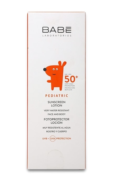 Детский солнцезащитный лосьон для лица и тела Babe Laboratorios SPF 50+ 100 мл