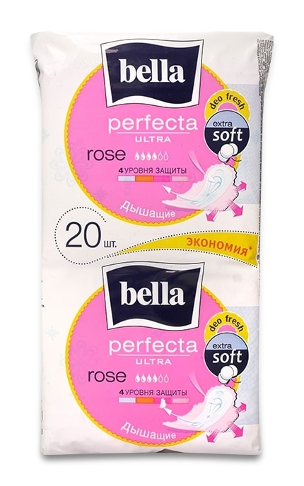 Прокладки женские гигиенические Bella Perfecta Ultra Rose deo Fresh 20 шт