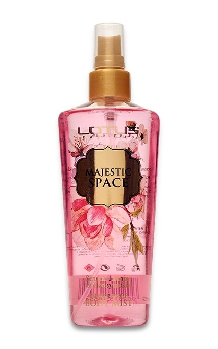 LOTUS-Парфюмированный спрей для тела Lotus Pure Majestic Space Jasmine & Honeysucle-5902815166542