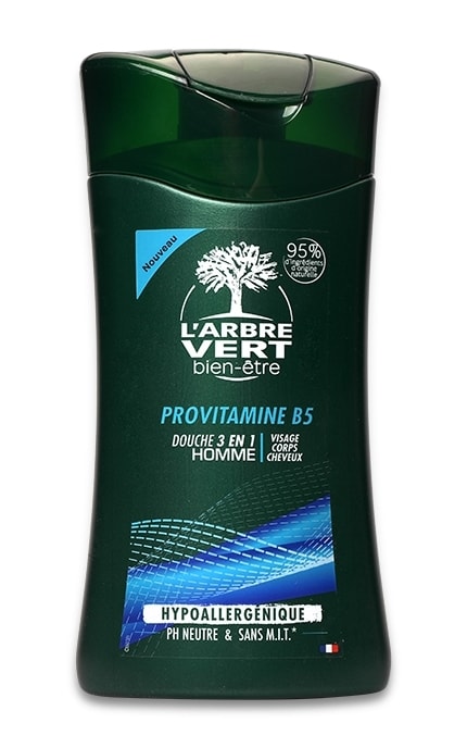 LARBRE VERT-Гель для душу L'Arbre Vert Провітамін В5 чоловічий-3450601026355