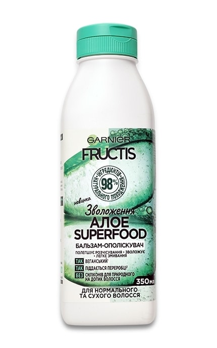 GARNIER FRUCTIS STYLE-Бальзам-ополіскувач Garnier Fructis Super Food Алое Зволоження для нормального та сухого волосся-3600542290579