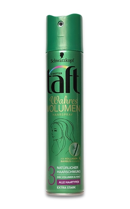 Лак для волос Taft True Volume, Фиксация 3