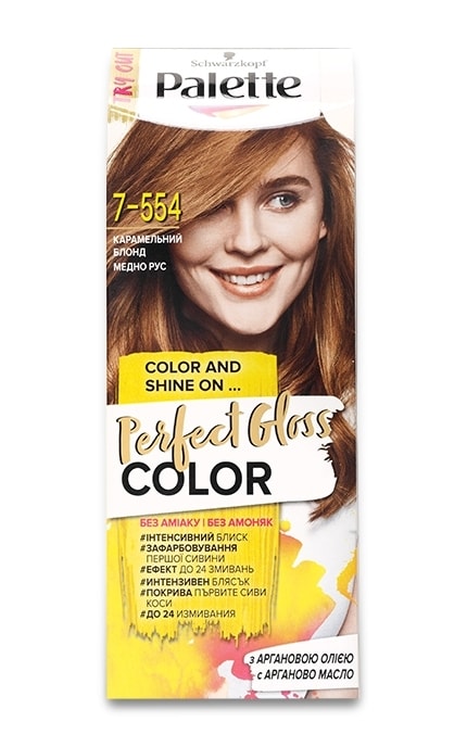 PALETTE COLOR SHAMPOO-Фарба для волосся Palette Perfect Gloss Color 7-554-4015100337600