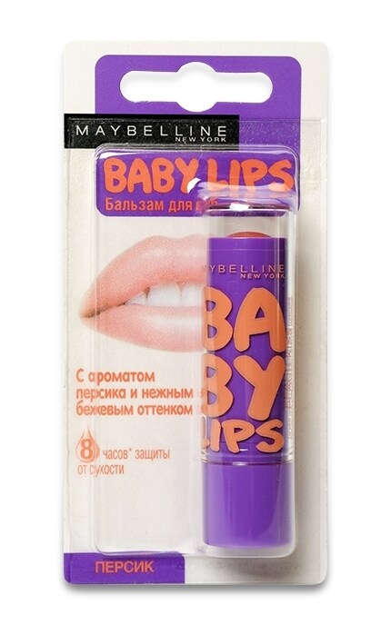 MAYBELLINE-Бальзам для губ Maybelline New York Baby Lips Персик-3600531053871