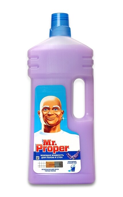 MR PROPER-Моющая жидкость для полов и стен Mr. Proper Лавандовое спокойствие-8001841097107
