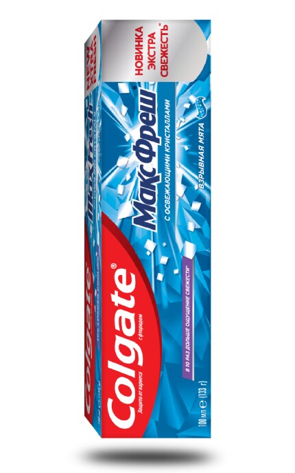 COLGATE-Освіжаюча зубна паста Colgate Макс Фреш Вибухова М'ята -5900273132154