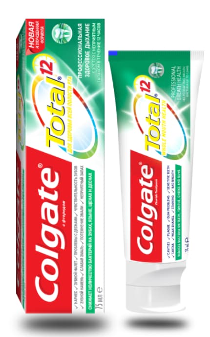 COLGATE-Зубна паста Colgate Total 12 Професійна Здорове дихання-7509546067094