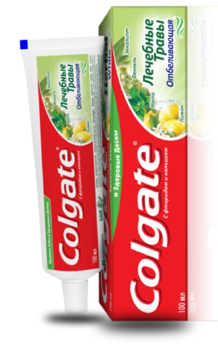 COLGATE-Зубна паста Colgate Цілющі трави Відбілювальна-7891024132494