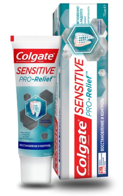 COLGATE-Зубная паста для чувствительных зубов Colgate Sensitive Pro-Relief Восстановление и Контроль -8718951079243
