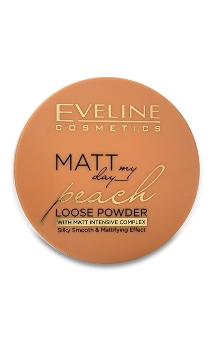 EVELINE-Пудра для обличчя Eveline Cosmetics Matt My Day Peach матуюча розсипчаста-5901761980707