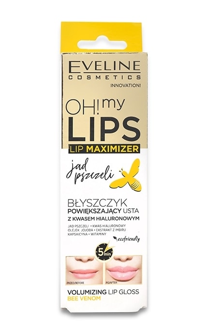 EVELINE-Блеск для губ Eveline Cosmetics OH! My Lips Lip Maximizer Bee Wenom с эффектом увеличения губ -5903416001898