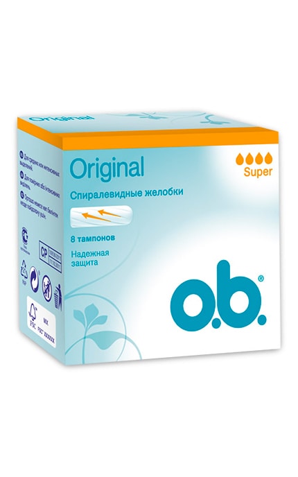 O.B.-Тампоны o.b. Original Super-3574660089295